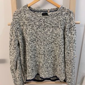 Oversized Scoop Neck Knit Sweater